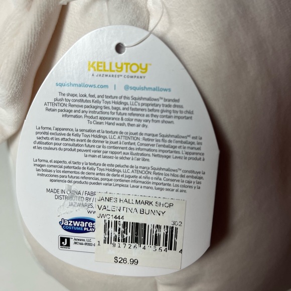 NWT squishmallow Easter basket. Valentina is a super cute bunny! - Picture 10 of 12